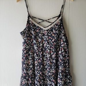 Maurices Spaghetti Strap Floral Dress